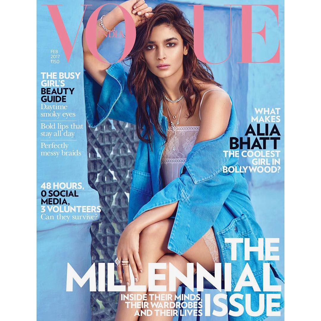 Alia Bhatt Posese For Vogue India Magazine February – 2017 | News