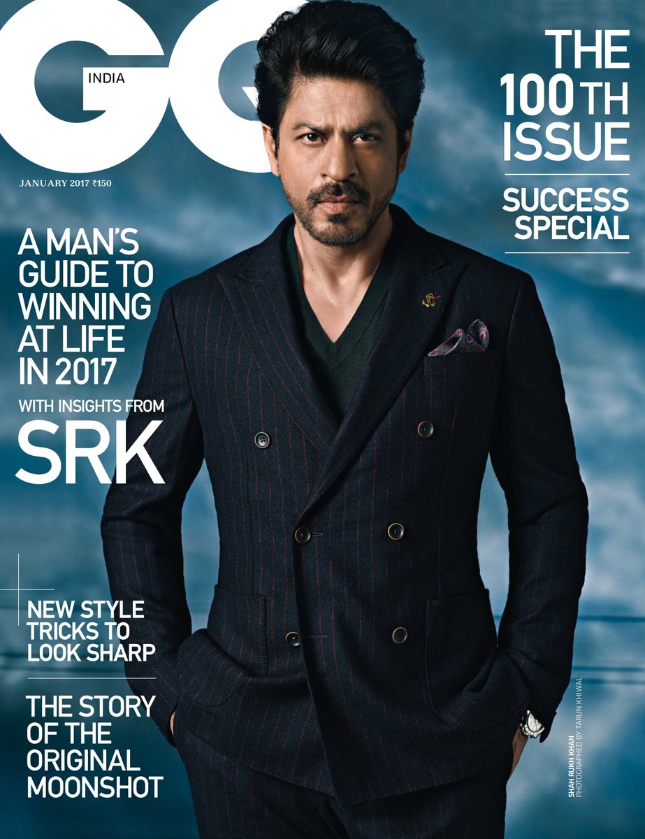 ShahRukh Khan On Cover Of GQ India Magazine January 2017 Issue | News